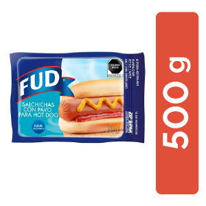 983 | FUD Salchicha Pavo Hot Dog 500 gr
