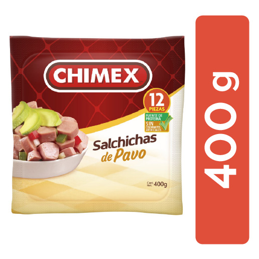 CHIMEX Salchicha Pavo 400 gr