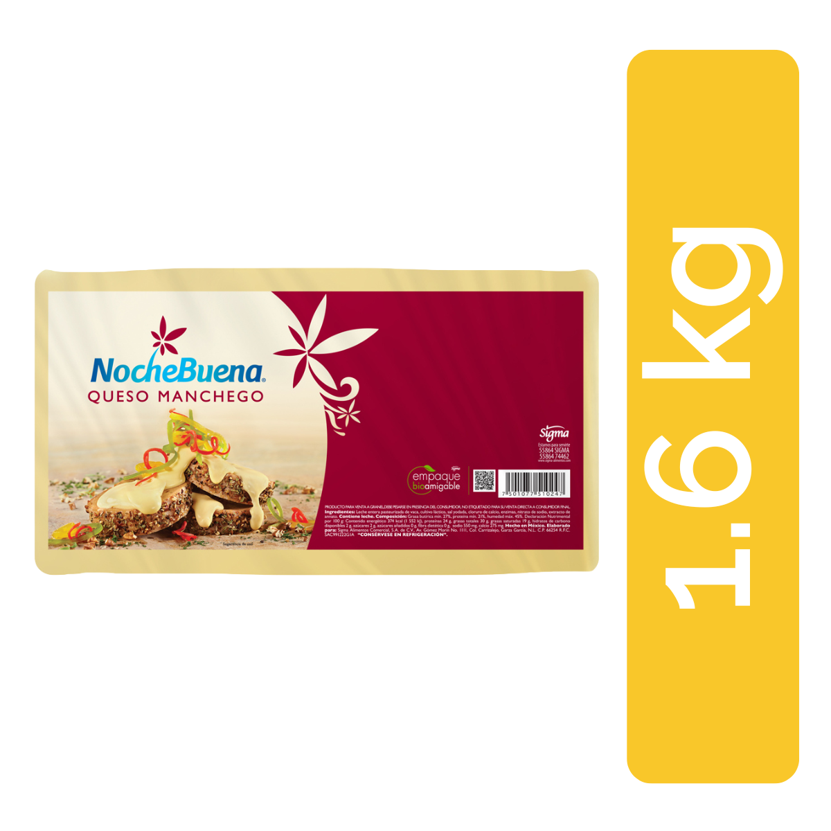 10687 | QUESO MANCHEGO NB MINIGRANEL 1.6KG